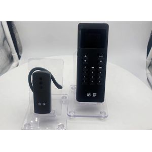 Ear Hook Tour Guide Device Artificial / Pre Stored Audio Explain
