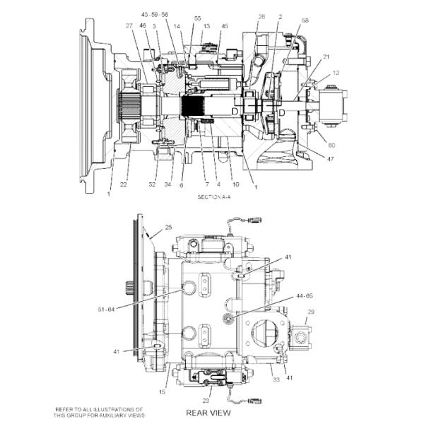 377-4950 3774950 369-9641 FOR CATERPILLAR 336F 340F 336E 336D2 XE EXCAVATOR PARTS HYDRAULIC PUMP MAIN PUMP HYDRAULIC PISTON PUMP GP-VANE AFTERMARKET
