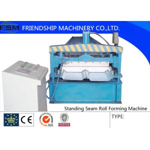 China 7.5kw Standing Seam Roll Former Machine Galvanized Steel With 3 Phase on sale