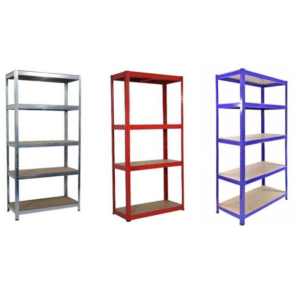 Adjustable Steel Light Duty Shelving 5 Layer Boltless Rack Used in Industrial