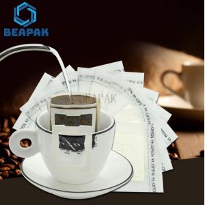 China Eco Friendly Drip Coffee Filter Bags Hanging Ear 0.25mm Thickness on sale