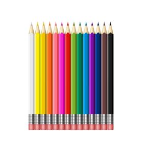 Cheapest and Good Quality Colorful Lead School & Office Wooden Pencil with