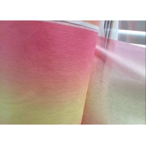 Breathable Spunlace Nonwoven Fabric Custom Pattern For Disposable Wipes