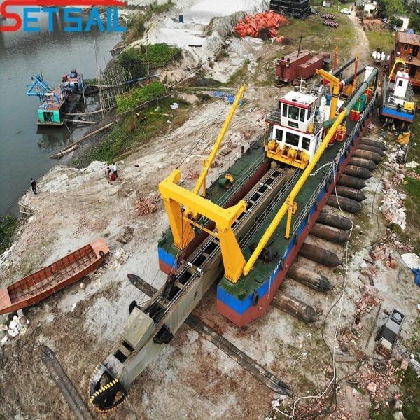 DM-6 Diesel Power Hydraulic Pump Cutter Suction Dredging Machinery with