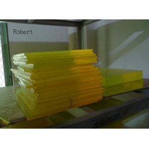 Elastic Industrial Polyurethane Rubber Sheet , Abrasion Resistant PU Rubber