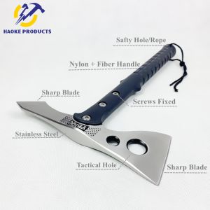 Multi-Function Light Weight Stainless Steel Survival Rescue Axe With Double
