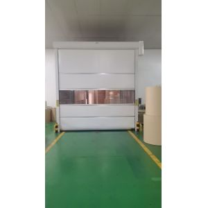Industrial High Speed PVC Curtain Roll Up Door High Efficiency And Energy Savings