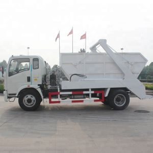Sinotruk new design sinotruk 4x2 swept-body refusecollector swing arm type