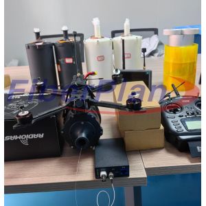 0.25mm 0.27mm 0.4mm 0.5mm Fiber Optic Cable Drone Fiber Spool With PVC Jacket