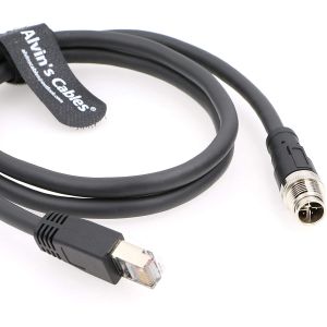 CCB-84901-2001-03 M12 8 Position X Code To RJ45 Ethernet Cable For Cognex In