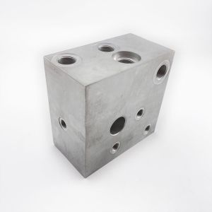 ACE S10046 Custom CNC Machining Aluminum Valve Hydraulic Manifold Block for