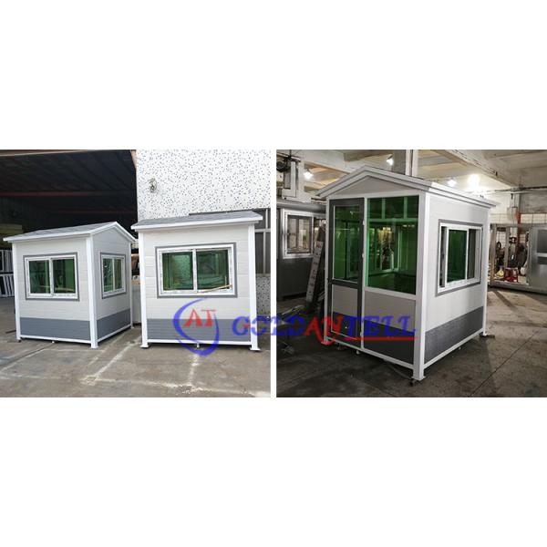 Luxury Portable Security Booth 1500x2400mm Steel Industrial Design