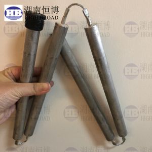 Length 44 Aluminium Anode FLEX 44 With NPT 3/4 Hex Steel Caps
