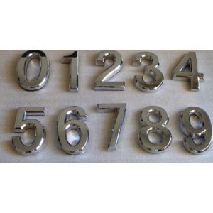 China House Plaque Silver Arc Plating Self-stick House Letters & Numbers Mailboxes & Address Plaques on sale