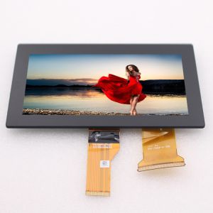 LVDS 500nits LCD Capacitive Touch Panel 1024x600 7 Inch