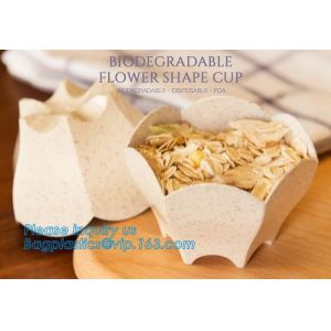 Wheat straw Compostable Trade Assurance Disposable Cups PLA Cup 100% Biodegradab