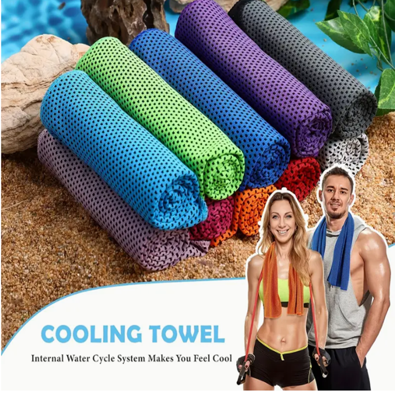 Super Soft 260gsm Microfiber Gym Towel with Breathable Mesh Pouch in 40x80cm