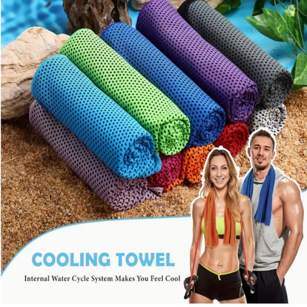 Super Soft 260gsm Microfiber Gym Towel with Breathable Mesh Pouch in 40x80cm