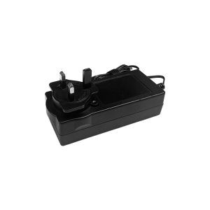Black 24V 3A Interchangeable Power Adapter / Power Supply ABS+PC