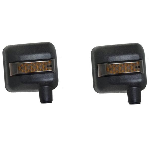 LED OFF ROAD REARVIEW MIRROR With Turn Signal Lights & DRL& Side Mirror Lights