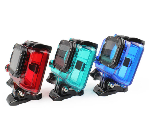 Transparent Side Open Protective Housing Case Protector Shell For GoPro Hero 3