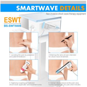 Patellar Tendonitis Treatment Shockwave Therapy Equipment With 8 Preset