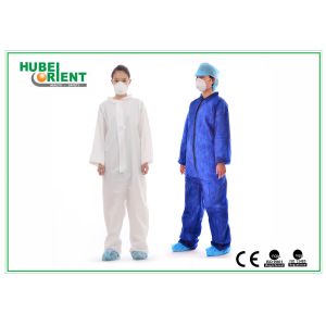 Disposable Type 5 PP Nonwoven Protective Coveralls With Hood