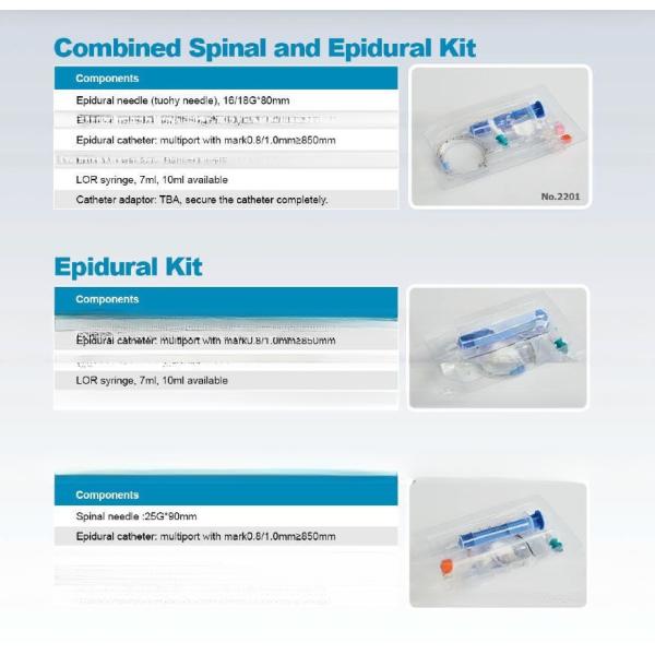 Quality Class I Disposable Anesthesia Epidural Kit for Injection Puncture wholesale
