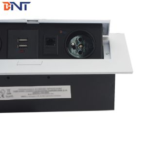 Multimedia Desk Pop Up Socket Box Wire Grommet Cover Power