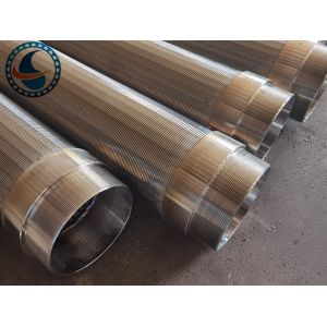 SS304L 168mm Johnson VEE-WIRE Water Well Screen Pipe