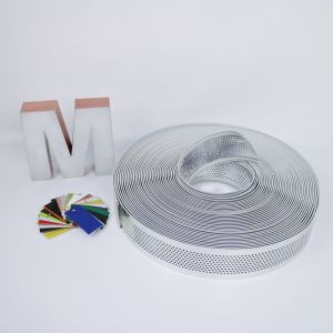 LED Lights Compatibility Aluminum Channel Letter Trim in Regular Color Weather