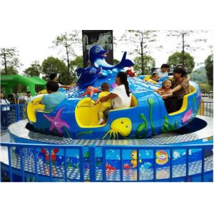 Automobile Paint Tagada Funfair Ride With Rotation And Swing Function