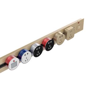 Smart Hidden Power Track Socket Multi Office Desk Rail System