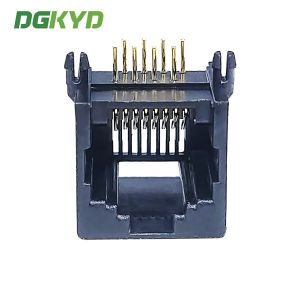 DGKYD5521188IWA1DY4 full plastic light free RJ45 mesh connector 8P8C PBT