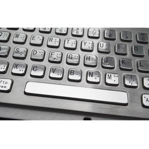 PS2 150mA IP65 Industrial Keyboard And Mouse With Braille Dots