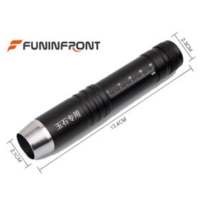 3 Light Sources Expert Gem LED Torch for Jade Identification, UV LED Flashlight