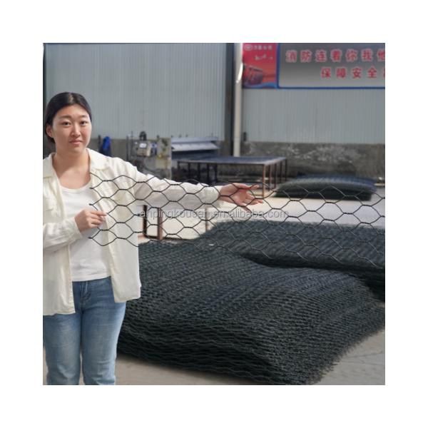 2x1x1 PVC Coated Galvanized Iron Wire Gabion Wire Mesh with Customizable Welding