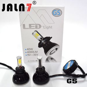 LED Headlight Bulbs JALN7 G5 LED Conversion Kits Extremely Super Bright H1/H4/H7