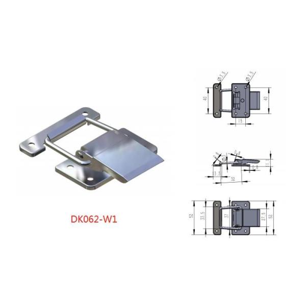 Heavy Duty Stainless Steel Draw Latch Cold Chain Box Latch Hasp Lock
