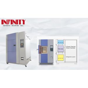 Electronics Programmable Hot Cold Shock Test Chamber Simple Operation And
