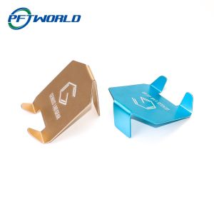 China Sheet Metal Parts, Multi-Color Aluminum Bending Parts, Silk Screen Patterns on sale