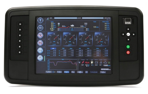 Quality Graphical Multi Set Genset Control Panel , Remote Diesel Generator Controller wholesale