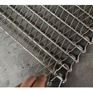 China Heat Resistant Metal Belt Wire Mesh Plate Thickness Range 2 - 3mm on sale
