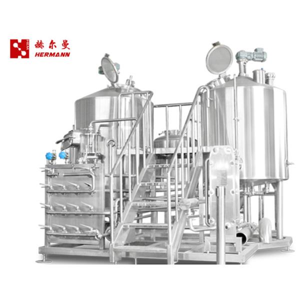 Quality Smart PLC Control Mini Brewery Equipment , 10BBL Microbrewery Machine wholesale