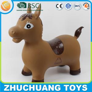 China export design plastic pvc jumping horse on sale