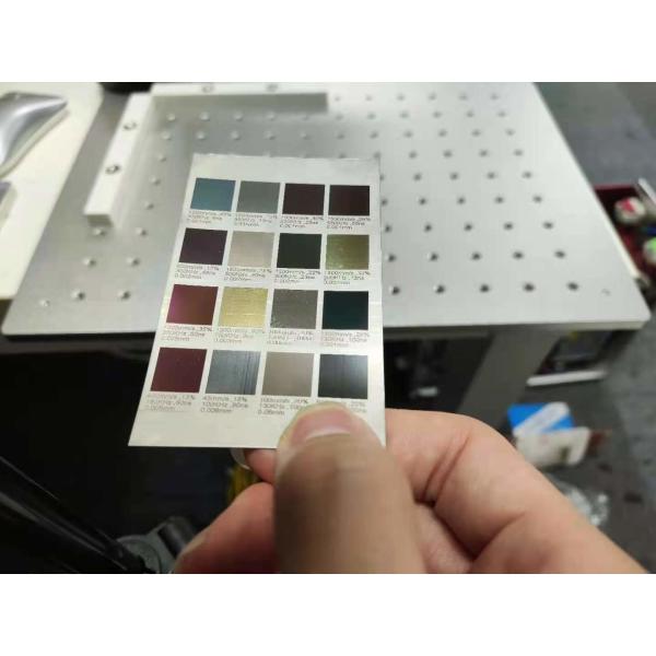 JPT M7 Mopa Fiber Laser Marking Machine 20W Sino Galvo For Metal Color