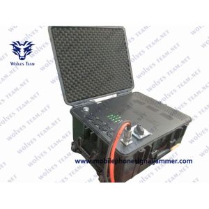Cheap Waterproof Outdoor 600W High Power Portable VIP Protection Defence RF Signal UAV Drone Jammer for sale