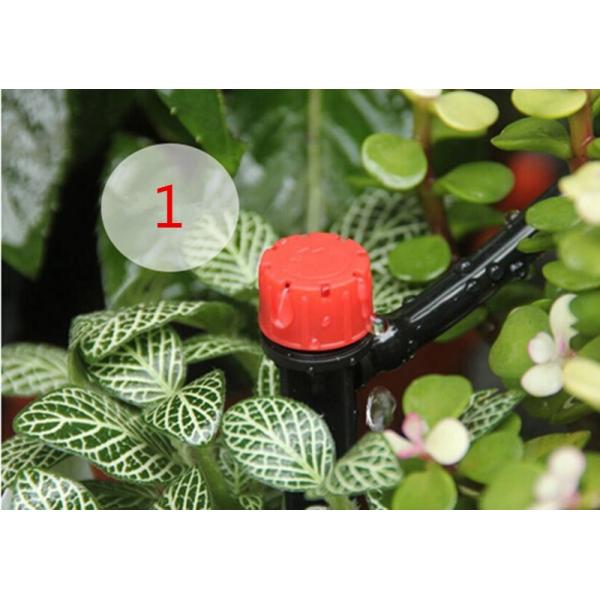 1/4'' 8 Outlet Watering System Drippers With 25cm Spike 0-70L/H Flux