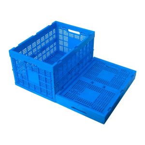 Cheap foldable plastic mesh fruit crate Manufacturer