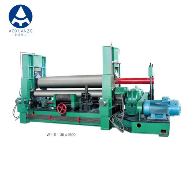 Quality Universal Upper Three Roller Plate Rolling Machine With PLC Preheating wholesale